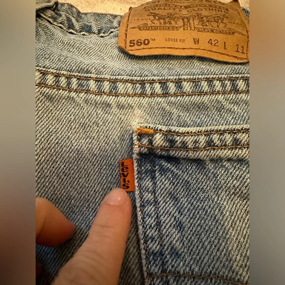 Levis vintage orange